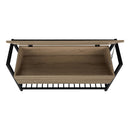  Monarch I 4501 Bench - Dark Taupe/Black IMAGE 5
