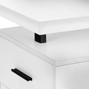  Monarch I 7631 Computer Desk - White/Black IMAGE 6