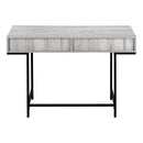  Monarch I 7553 Computer Desk - Grey/Black Metal IMAGE 4