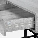  Monarch I 7553 Computer Desk - Grey/Black Metal IMAGE 7