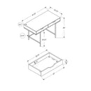  Monarch I 7557 Computer Desk - Brown Reclaimed Wood/Black Metal IMAGE 11