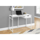  Monarch I 7570 Computer Desk - White/White Metal IMAGE 2