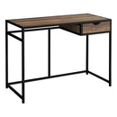  Monarch I 7574 Computer Desk - Brown Reclaimed Wood/Black Metal IMAGE 1