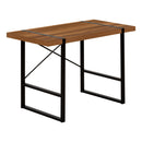  Monarch I 7655 Computer Desk - Walnut/Black Metal IMAGE 1