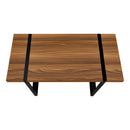  Monarch I 7655 Computer Desk - Walnut/Black Metal IMAGE 3