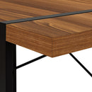  Monarch I 7655 Computer Desk - Walnut/Black Metal IMAGE 6