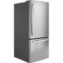  GE 30-inch, 21 cu.ft. Freestanding Bottom Freezer Refrigerator with Interior Ice Maker GDE21EYKFS IMAGE 2