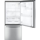  GE 30-inch, 21 cu.ft. Freestanding Bottom Freezer Refrigerator with Interior Ice Maker GDE21EYKFS IMAGE 3