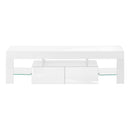  Monarch I 3548 TV Stand - High Glossy White IMAGE 2