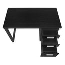  Monarch I 7691 Left/Right Computer Desk - Black IMAGE 5
