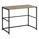  Monarch I 7777 Computer Desk - Dark Taupe/Black IMAGE 1