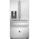  Bertazzoni 36-inch, 21.6 cu.ft. French 4-Door Refrigerator REF36FDFZXNT IMAGE 3