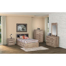 Dynamic Furniture Sahara 448-755 Bookcase Headboard IMAGE 2