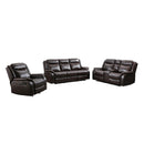 Mazin Furniture Paxton Rocker Leather Look Recliner 99926BRW-1RR IMAGE 3