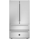  Bertazzoni 36-inch, 22.5 cu.ft. Freestanding French 4-Door Refrigerator with Ice Maker REF36FDFIXNV IMAGE 1