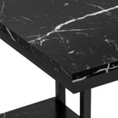  Monarch I 3674 Accent Table - Black Marble/Black Metal IMAGE 6