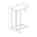  Monarch I 3762 Accent Table - Grey/Black Metal IMAGE 5