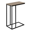  Monarch I 3766 Accent Table - Dark Taupe/Black Metal IMAGE 1