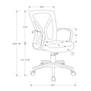  Monarch I 7340 Office Chair - Grey/Black Base IMAGE 5