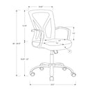  Monarch I 7460 Office Chair - Black/Chrome Base IMAGE 5