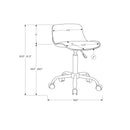 Monarch I 7463 Office Chair - White Juvenile IMAGE 11