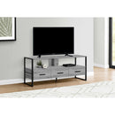  Monarch I 2617 TV Stand - Grey/Black Metal IMAGE 2