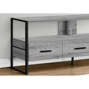  Monarch I 2617 TV Stand - Grey/Black Metal IMAGE 3
