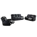  Mazin Furniture Paxton 99926BLK-3 Reclining Sofa IMAGE 4