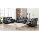  Mazin Furniture Paxton 99926GRY-2C Reclining Loveseat with Center Console IMAGE 6