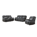  Mazin Furniture Paxton 99926GRY-3 Reclining Sofa IMAGE 3