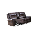 Mazin Furniture Emerson Reclining Leather Loveseat 99927BRW-2C IMAGE 2
