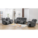  Mazin Furniture Zenthia 99989GRY-2C Reclining Loveseat with Center Console IMAGE 5