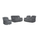  Mazin Furniture Zenthia 99989GRY-2C Reclining Loveseat with Center Console IMAGE 6