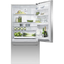  Fisher & Paykel 32-inch, 17.1 cu. ft. Freestanding Bottom Freezer Refrigerator with ActiveSmart™ Technology RF170WRHUX1 IMAGE 2