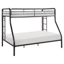 Mazin Furniture Lunar B2009DZTF-1 Twin/Full Bunk Bed IMAGE 1