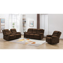  Mazin Furniture Zenthia 99989BRW-2C Reclining Loveseat with Center Console IMAGE 6