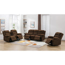  Mazin Furniture Zenthia 99989BRW-2C Reclining Loveseat with Center Console IMAGE 7