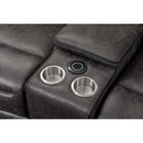  Mazin Furniture Newton 99931GRYSS6L 6 pc Modular Reclining Sectional with Wireless Charger Console IMAGE 3