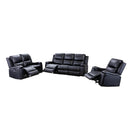 Mazin Furniture Maddox Rocker Leather Recliner 99917BLK-1RR IMAGE 4