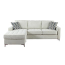  Mazin Furniture Hudson 9049PLT-3SC Reversible Sectional with 2 Pillows and Storage Chaise IMAGE 1