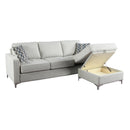  Mazin Furniture Hudson 9049PLT-3SC Reversible Sectional with 2 Pillows and Storage Chaise IMAGE 8