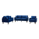  Mazin Furniture Bellerophon 9044VBU-2 Loveseat IMAGE 3