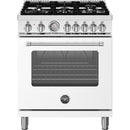  Bertazzoni 30-inch Freestanding Dual Fuel Range MAS305DFMBIV IMAGE 1