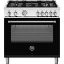  Bertazzoni 36-inch Freestanding Dual-Fuel Range MAS365DFMNEV IMAGE 1