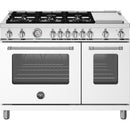  Bertazzoni 48-inch Freestanding Gas Range MAS486GGASBIV IMAGE 1