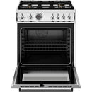  Bertazzoni 30-inch Freestanding Dual Fuel Range PRO304BFEPBIT IMAGE 2