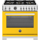 Bertazzoni 36-inch Freestanding Dual-Fuel Range PRO366BCFEPGIT IMAGE 1