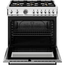  Bertazzoni 36-inch Freestanding Gas Range PRO366BCFGMBIT IMAGE 2