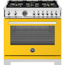 Bertazzoni 36-inch Freestanding Gas Range PRO366BCFGMGIT IMAGE 1