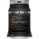 Frigidaire 30-inch Freestanding Gas Range with 5 Burners FCRG3052BS IMAGE 3